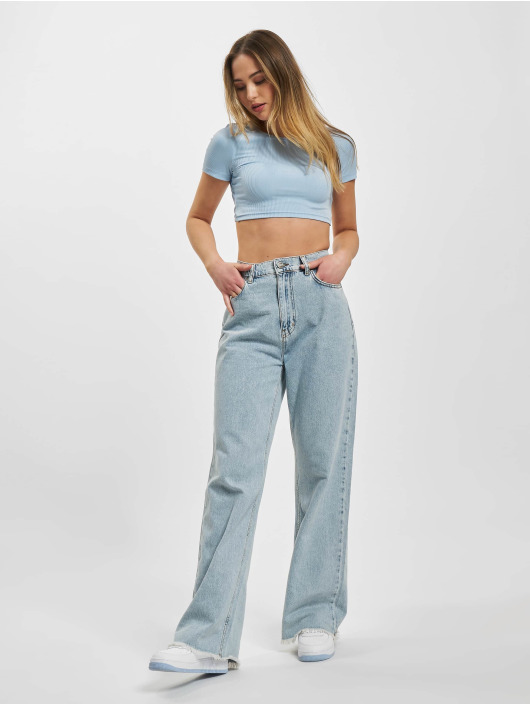 Sixth June Top Backless Crop azul