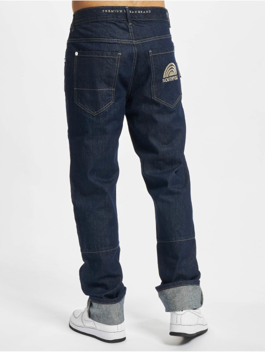 Southpole Loose Fit Jeans Turn Up Denim Loose Fit indigo