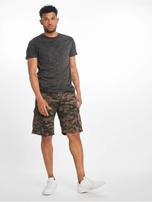 Southpole Shorts Belted Cargo Ripstop camouflage