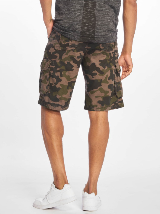 Southpole Shorts Belted Cargo Ripstop kamouflage