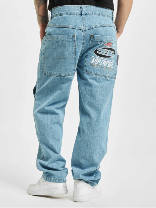 Southpole Straight Fit Jeans Straight Fit blau