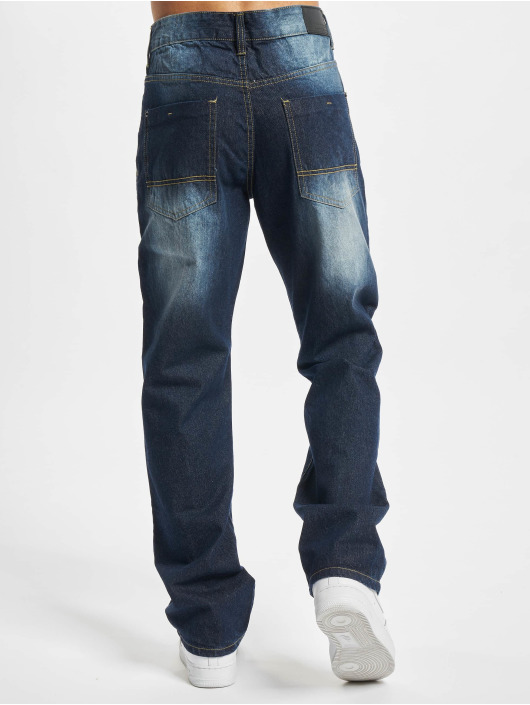 Southpole Straight Fit Jeans Streaky Basic Denim Regular blau