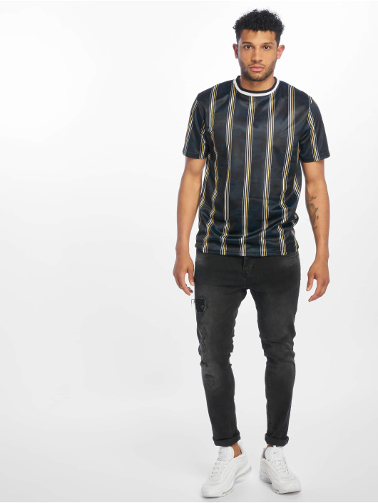 Southpole T-shirt Thin Vertical Stripes blå
