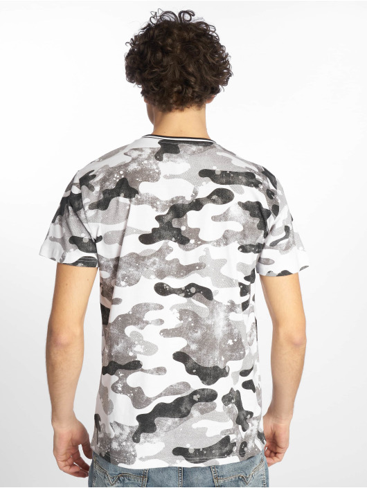Southpole T-Shirt Camo & Splatter Print grey
