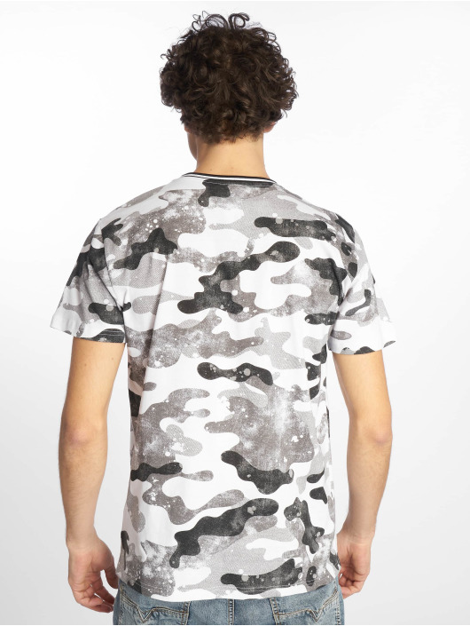 Southpole T-Shirt Camo & Splatter Print gris