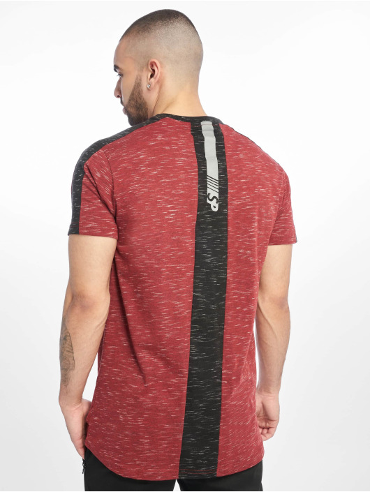 Southpole T-Shirt Shoulder Panel Tech red