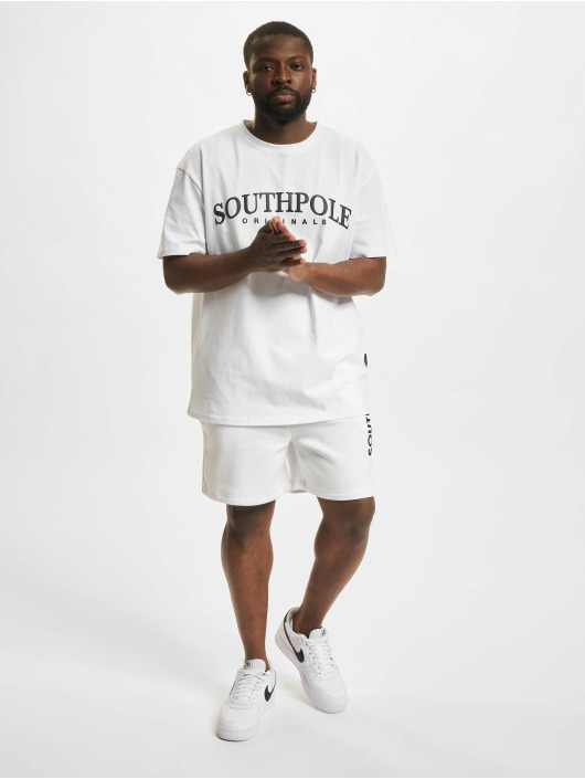 Southpole T-Shirt Puffer white