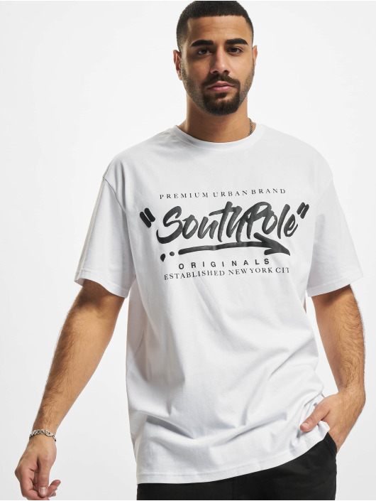 Southpole T-Shirty Short Sleeve bialy