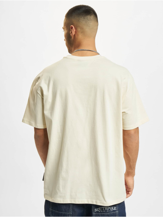 Southpole T-skjorter College Script beige