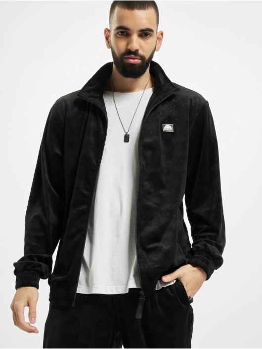 Southpole Veste mi-saison légère Aop Velour noir