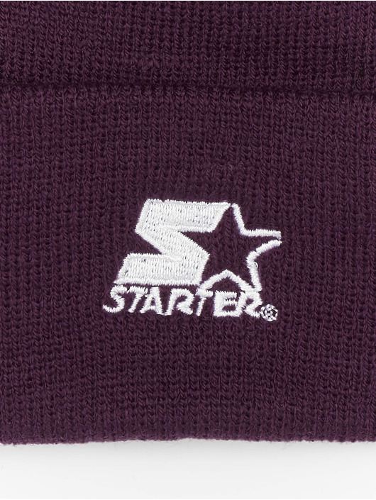 Starter Beanie Logo paars
