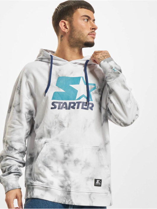 Starter Herren Hoody Tie Dye in grau