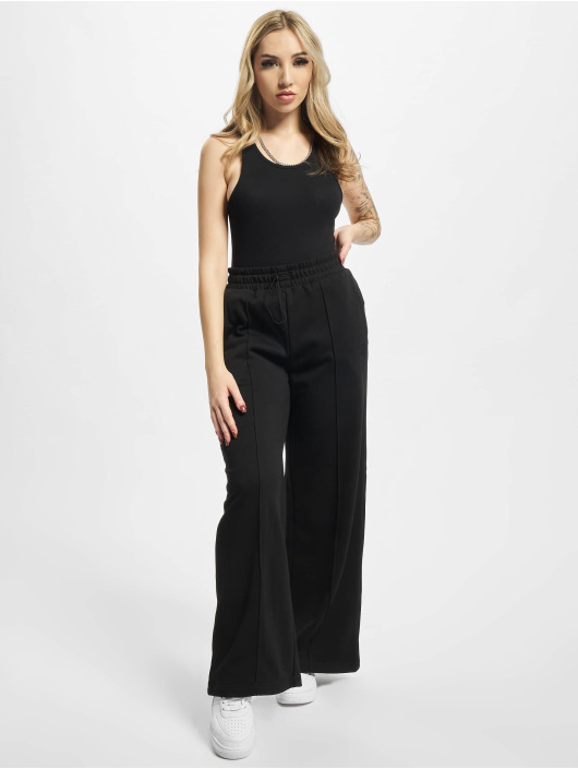 Starter Jogginghose Ladies Wide Leg schwarz