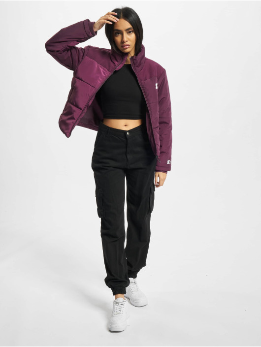 Starter Kurtki pikowane Ladies Logo fioletowy