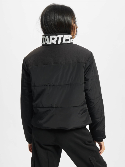 Starter Puffer Jacket Ladies Logo black