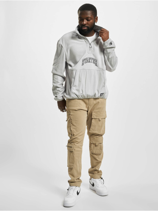 Starter Pullover Thunder Polar Fleece grey