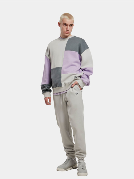 Starter Pullover Patchwork purple