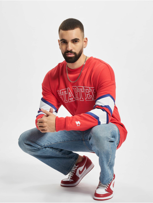 Starter Pullover Team Front red