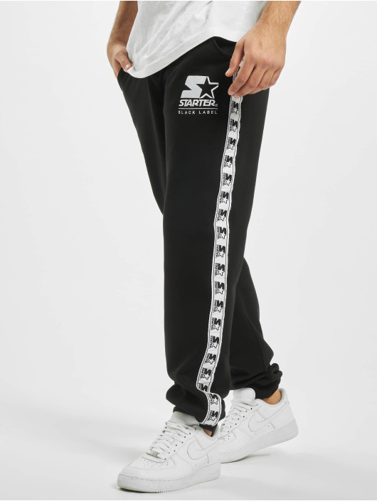 Starter Spodnie do joggingu Logo Taped czarny