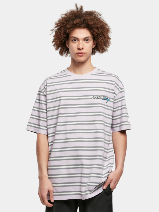 Starter T-Shirt Look For The Star Striped Oversize purple