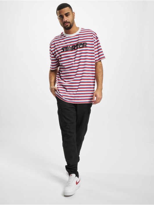 Starter T-shirt Stripe Jersey rosso