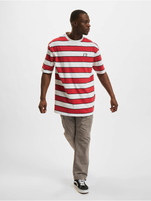 Starter T-Shirt Block Stripes rouge