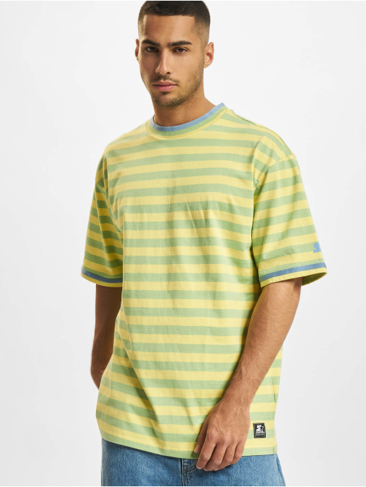 Starter T-Shirt Fresh Stripes vert