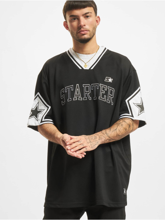 Starter t-shirt Star Sleeve Sports zwart