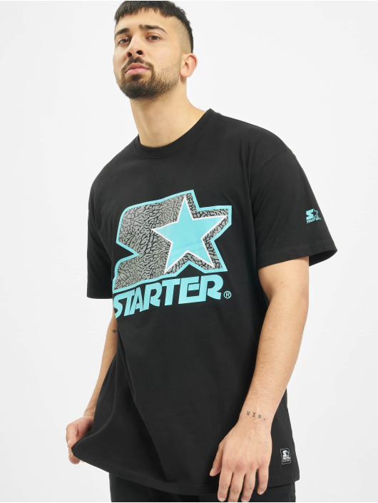 Starter T-Shirty Multicolored Logo czarny