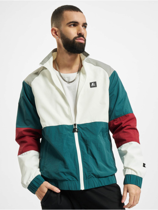 Starter Veste mi-saison légère Color Block Retro vert