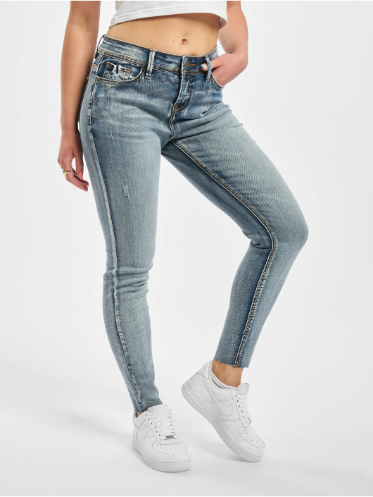 Sublevel Damen Skinny Jeans Mid In Blau 760130