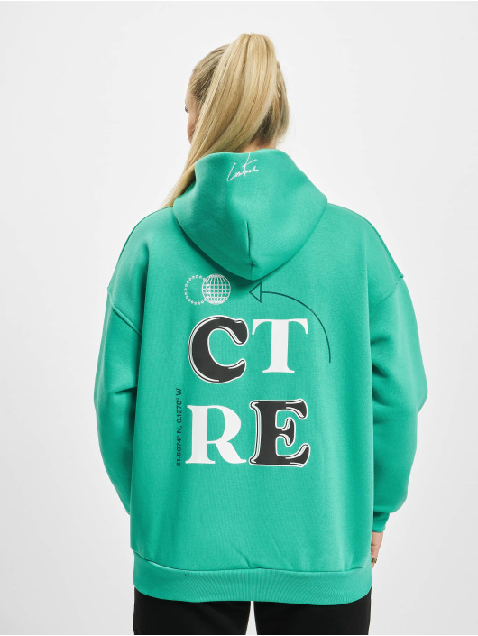 The Couture Club Hoodie Ctre Graphic Oversized grön
