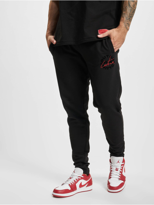 The Couture Club Herren Jogginghose Circle Branded Logo in schwarz