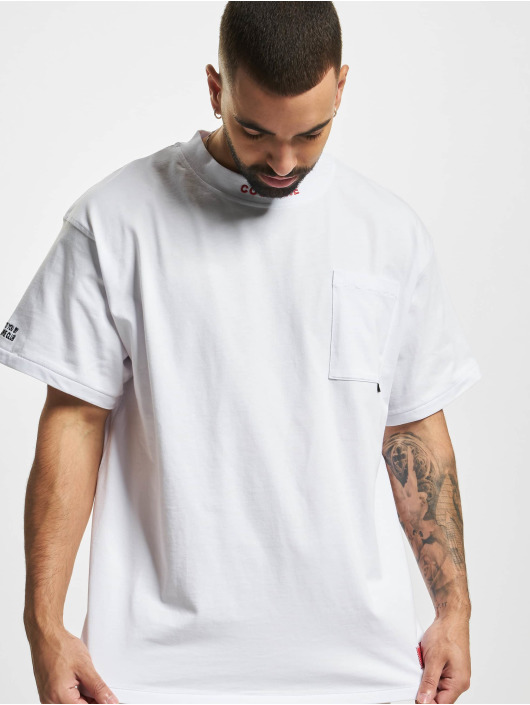 The Couture Club T-shirts Pocket Neckline Interest hvid