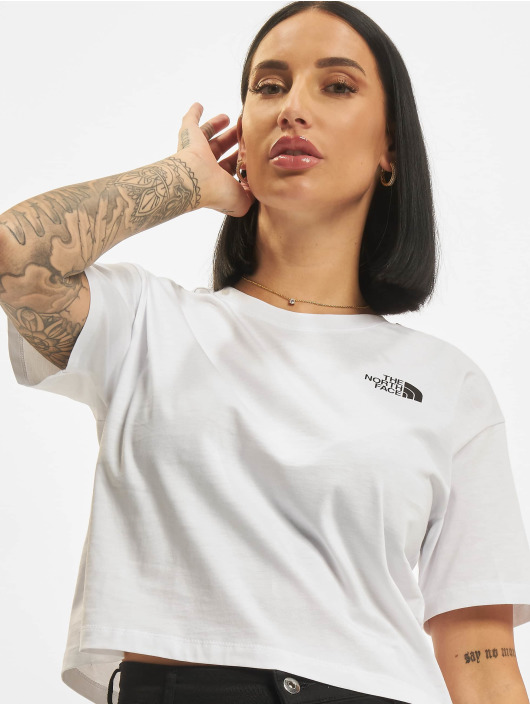 The North Face T-Shirt Cropped white
