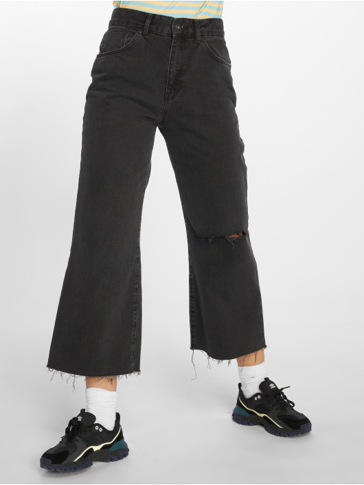 The Ragged Priest Damen High Waist Jeans Graze Butt Cut In Grau