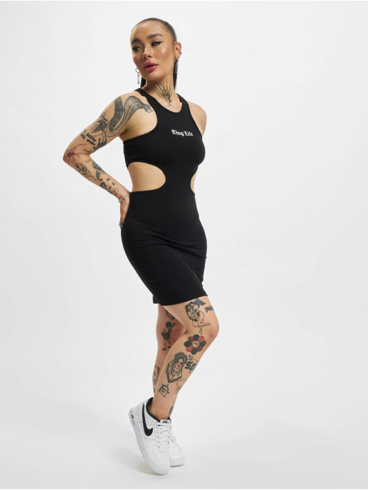 Thug Life Robe Dress noir