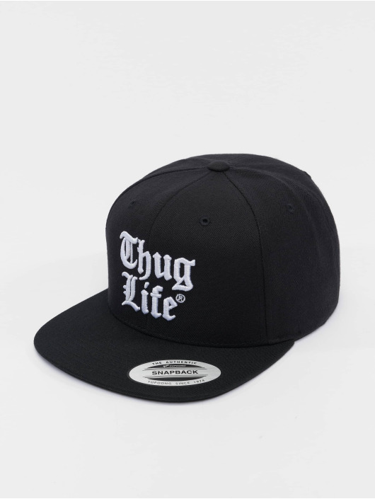 Thug Life Snapback Caps Cap svart