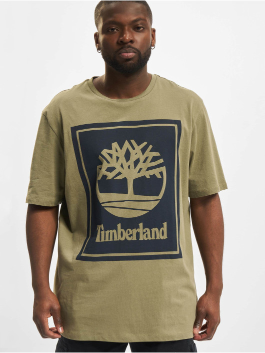 Timberland t-shirt Stack L Reg groen