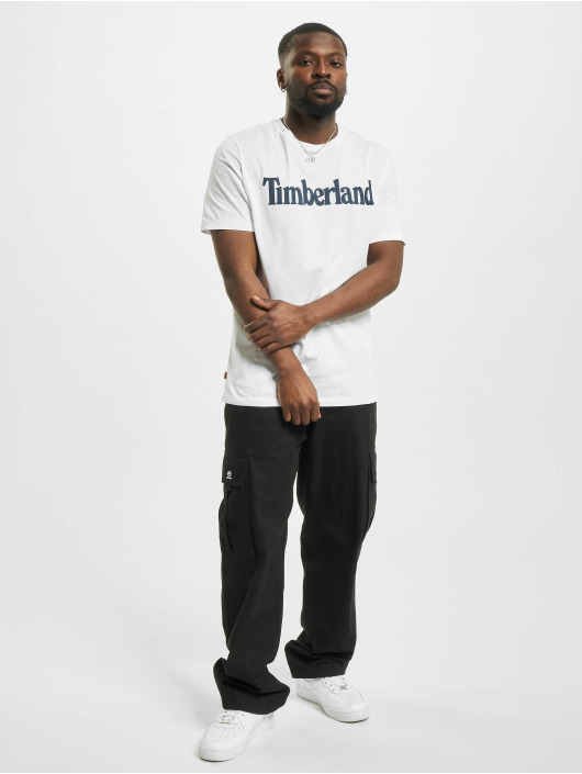 Timberland T-Shirt K-R Brand Linear weiß