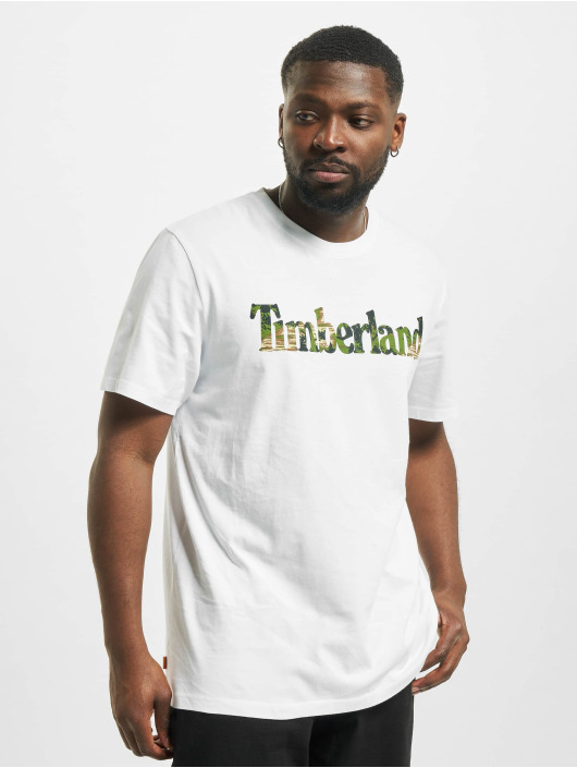Timberland T-skjorter Ft Linear hvit