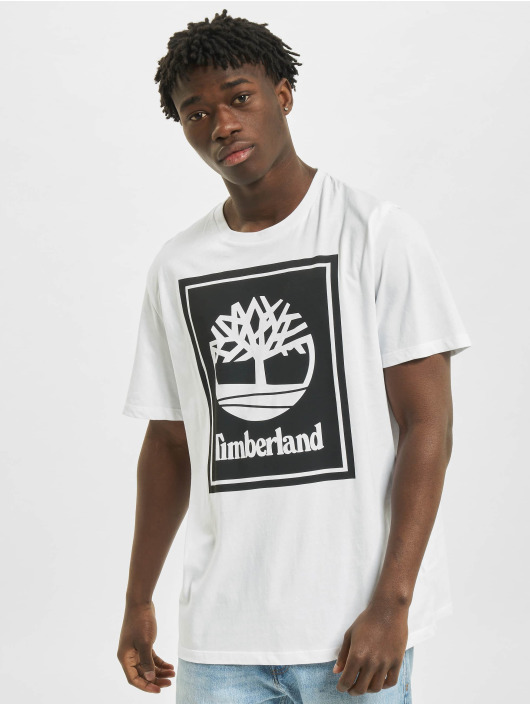 Timberland Tričká Yc Stack Logo biela