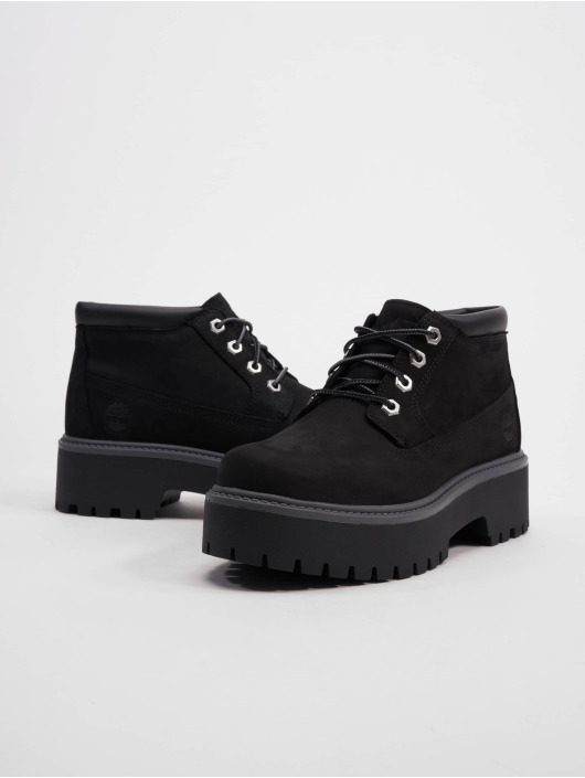 Timberland Vapaa-ajan kengät Mid Lace Up Waterproof musta