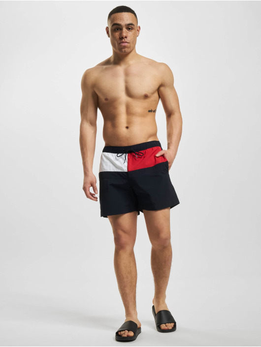 Tommy Hilfiger Badshorts Medium Drawstring svart