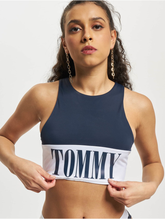 Tommy Hilfiger Bikinit High Neck sininen