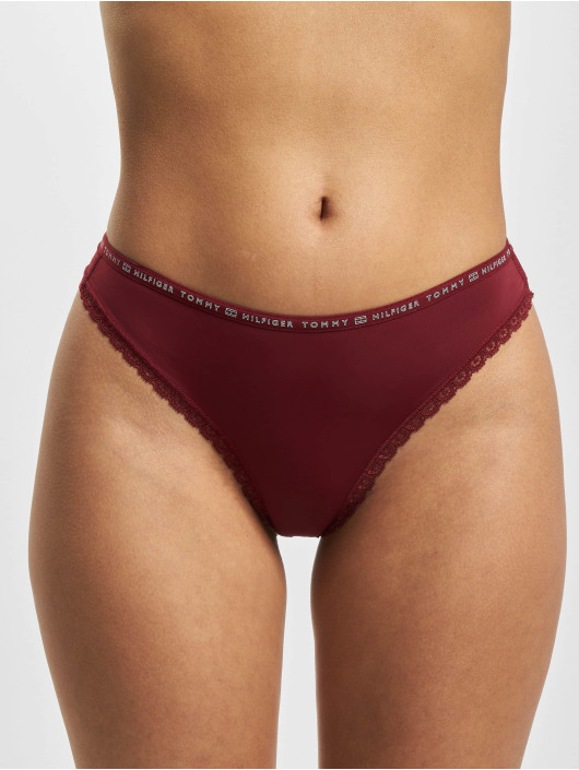 Tommy Hilfiger ondergoed 3 Pack Micro Lace rood