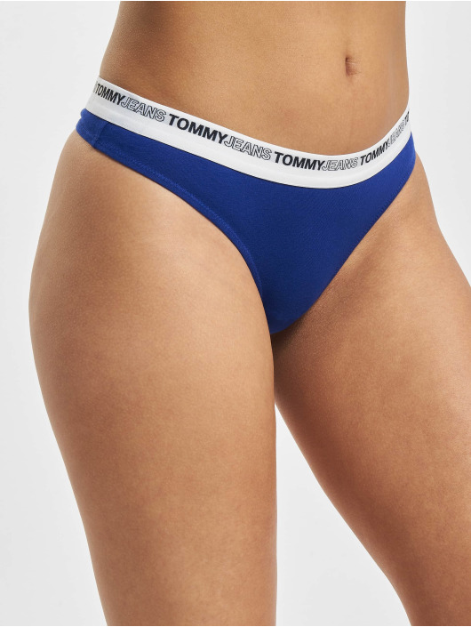 Tommy Hilfiger Damen Unterwäsche Tanga in blau