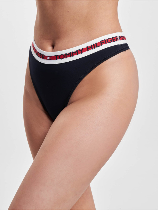 Tommy Hilfiger Damen Unterwäsche Tanga in blau
