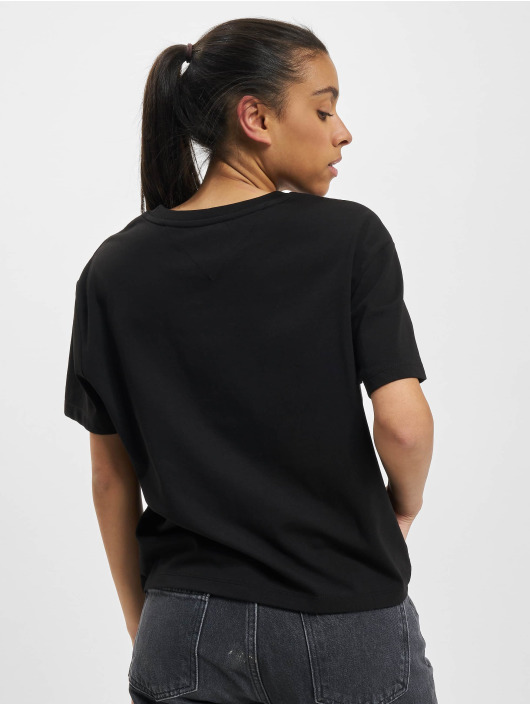 Tommy Jeans Camiseta Center Badge azul