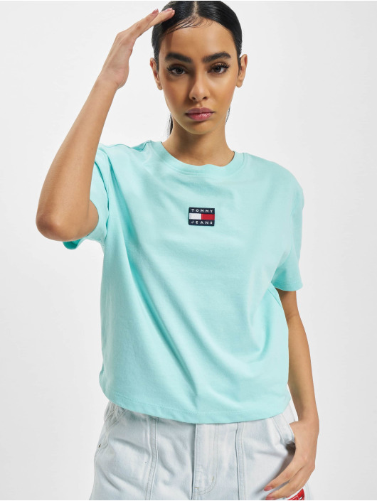 Tommy Jeans Camiseta Center Badge azul